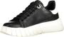 Gaëlle Paris Sportieve witte vetersneakers met contrastdetails White Dames - Thumbnail 16