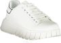 Gaëlle Paris Sportieve Vetersneakers Wit Contrast Logo White Dames - Thumbnail 5