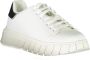 Gaëlle Paris Sportieve Vetersneakers Wit Contrast Logo White Heren - Thumbnail 2