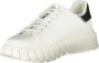 Gaëlle Paris Sportieve Vetersneakers Wit Contrast Logo White Heren - Thumbnail 3