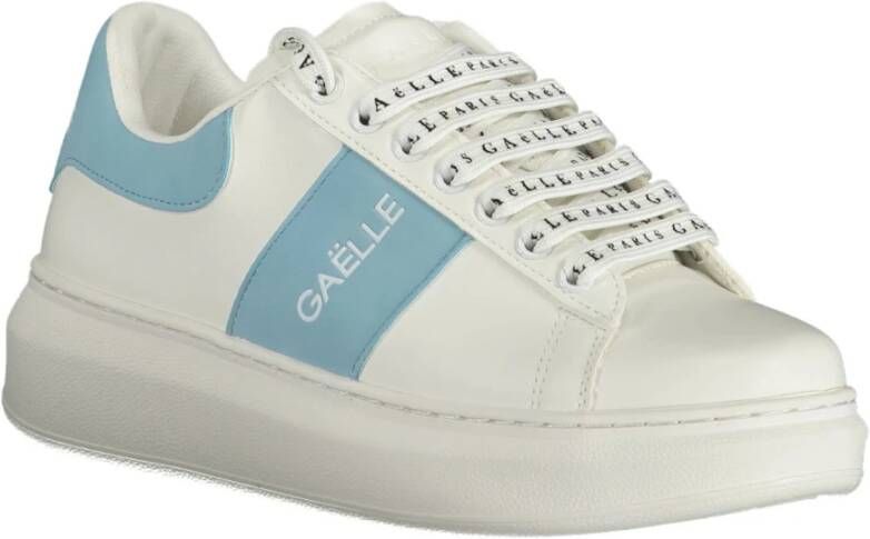 Gaëlle Paris Sportieve witte sneakers met contrastdetails White Dames