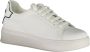 Gaëlle Paris Sportieve witte vetersneakers met contrastdetails White Heren - Thumbnail 6