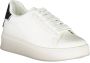 Gaëlle Paris Sportieve witte vetersneakers met contrastdetails White Heren - Thumbnail 2