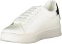 Gaëlle Paris Sportieve witte vetersneakers met contrastdetails White Heren - Thumbnail 3