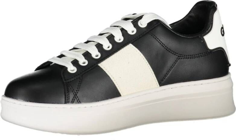 Gaëlle Paris Sportieve Zwarte Veterschoenen met Contrastdetails Black Heren