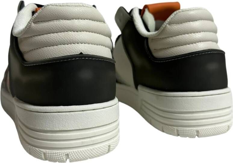 Gaëlle Paris Witte Eco-Leren Lage Sneaker Multicolor Dames