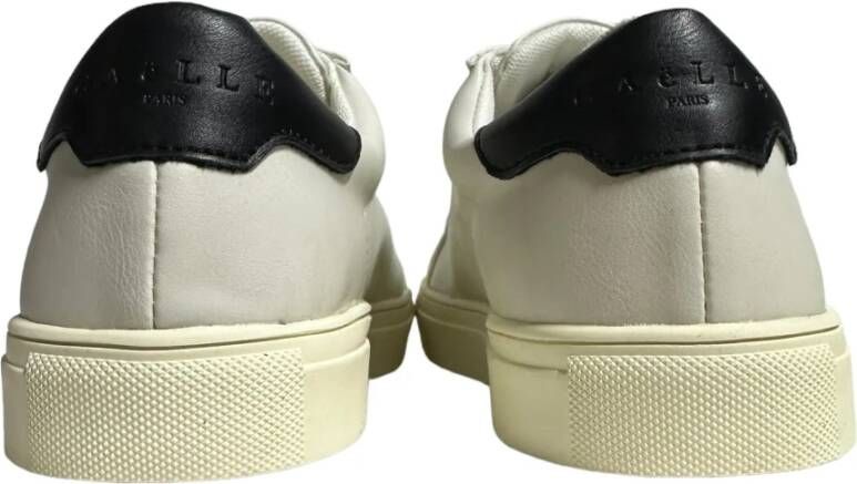 Gaëlle Paris Witte Eco-Leren Lage Sneaker White Heren