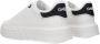 Gaëlle Paris Witte en zwarte mesh sneakers White Dames - Thumbnail 3