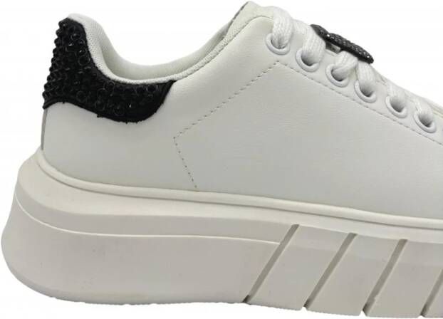 Gaëlle Paris Witte Leren Sneakers White Dames