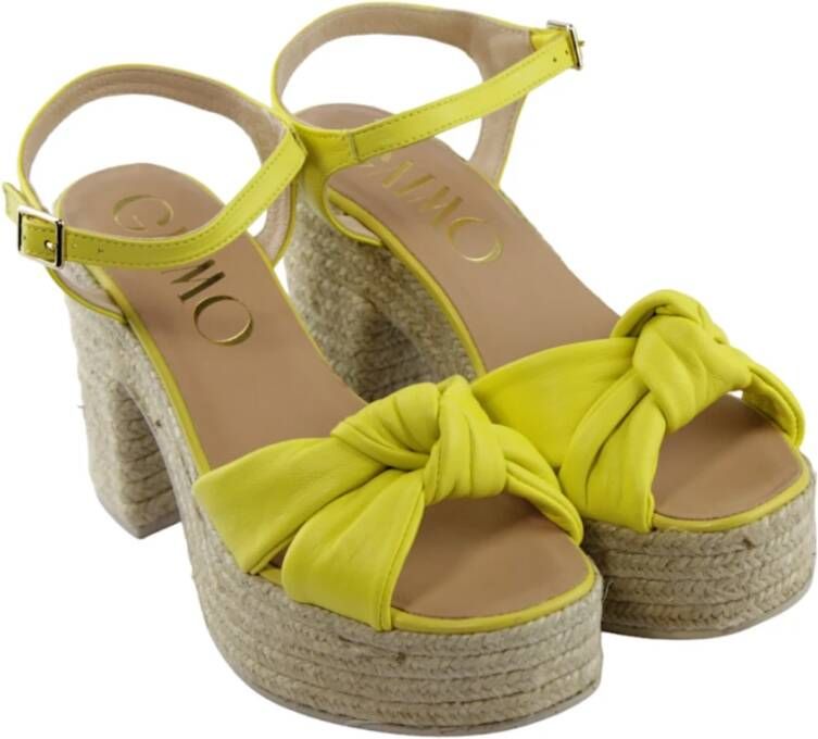 Gaimo Gele Espadrille Instap Schoenen Yellow Dames