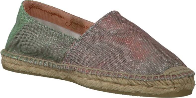 Gaimo Zilveren Espadrilles voor Meisjes Gray Dames