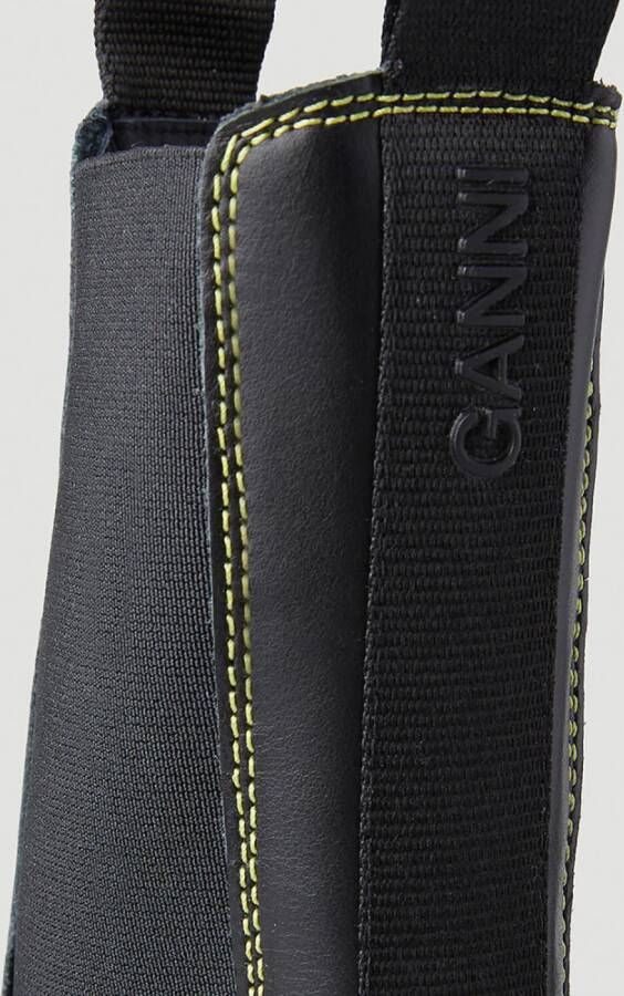 Ganni Boots Black Dames