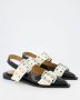 Ganni Chunky Buckle Ballerina Schoenen Black Dames - Thumbnail 4