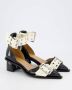 Ganni Chunky Buckle Open Cut Damesschoenen Black Dames - Thumbnail 4