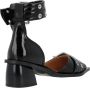 Ganni Chunky Buckle Open Cut Vegan Leren Pumps Black Dames - Thumbnail 5