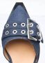 Ganni Denim gespumps met blokhak Blue Dames - Thumbnail 6