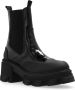 Ganni Zwarte Croco Chelsea Boot Hakken Black Dames - Thumbnail 4