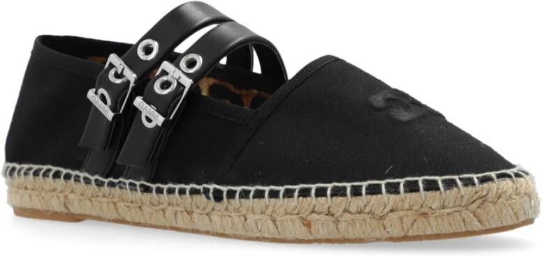 Ganni Espadrilles met gespen Black Dames