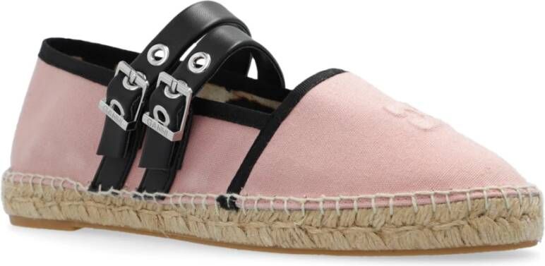 Ganni Espadrilles met gespen Pink Dames