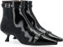 Ganni Eyelets Kitten Heel Boot Napla Black Dames - Thumbnail 2