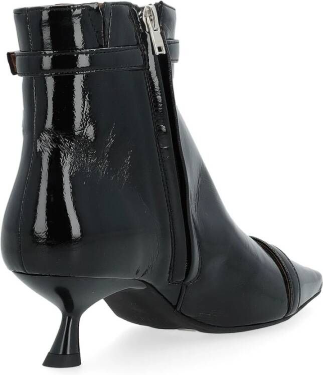 Ganni Eyelets Kitten Heel Boot Napla Black Dames