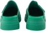 Ganni Fabric flats Green Dames - Thumbnail 3