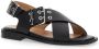 Ganni Flat Sandals Black Dames - Thumbnail 2