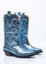 Ganni Blauwe Geborduurde Westernlaarzen Blue Dames - Thumbnail 5