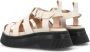 Ganni Gesloten Teen Leren Creeper Sandalen Beige Dames - Thumbnail 4