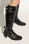 Ganni Stijlvolle Buckle High Boots Black Dames - Thumbnail 3