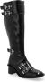 Ganni Stijlvolle Buckle High Boots Black Dames - Thumbnail 5