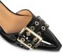 Ganni Krokodil-effect Lak Sandalen Black Dames - Thumbnail 4