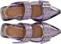 Ganni Lavendel Slingback Ballet Flat met Gespen Purple Dames - Thumbnail 11