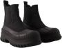 Ganni Leather boots Black Dames - Thumbnail 2