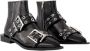 Ganni Leather boots Black Dames - Thumbnail 2