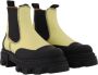 Ganni Leather boots Yellow Dames - Thumbnail 2