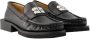 Ganni Leather flats Black Dames - Thumbnail 2