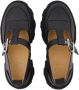 Ganni Leather flats Black Dames - Thumbnail 4