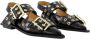 Ganni Leather flats Black Dames - Thumbnail 2