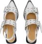 Ganni Leather flats Gray Dames - Thumbnail 4