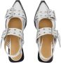 Ganni Leather flats Gray Dames - Thumbnail 4