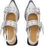 Ganni Leather flats Gray Dames - Thumbnail 4