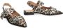 Ganni Leopard Print Buckle Ballerina Flats Brown Dames - Thumbnail 16