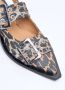 Ganni Leopard Print Buckle Ballerina Flats Brown Dames - Thumbnail 2