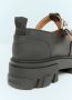 Ganni Leren Mary-Jane Schoenen Black Dames - Thumbnail 5