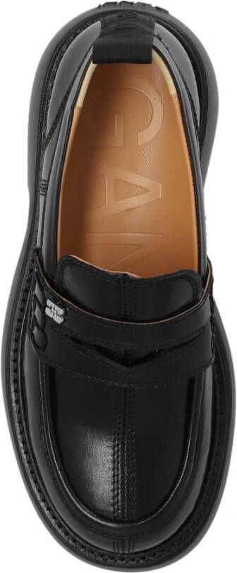 Ganni Loafers schoenen Black Dames