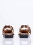 Ganni Stijlvolle Buckle Ballerina Schoenen Brown Dames - Thumbnail 10