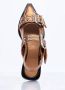 Ganni Stijlvolle Buckle Ballerina Schoenen Brown Dames - Thumbnail 11