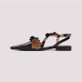 Ganni Bow Cut Out Ballerinas Black Dames - Thumbnail 2