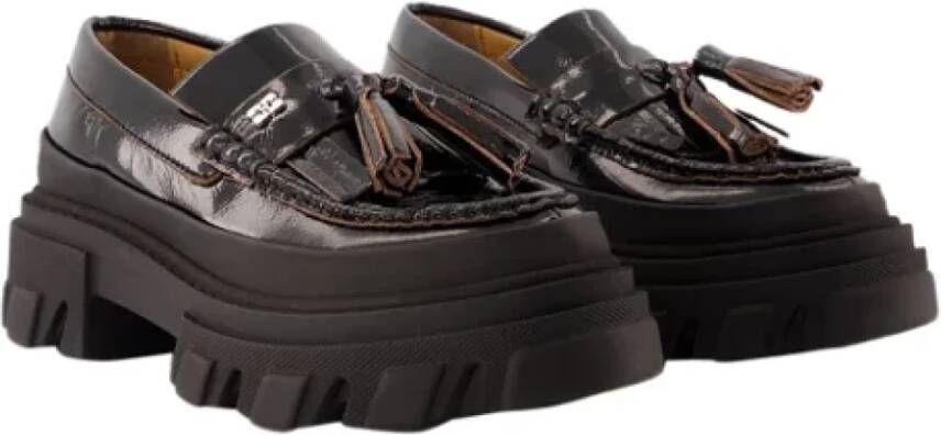 Ganni Plastic flats Black Dames